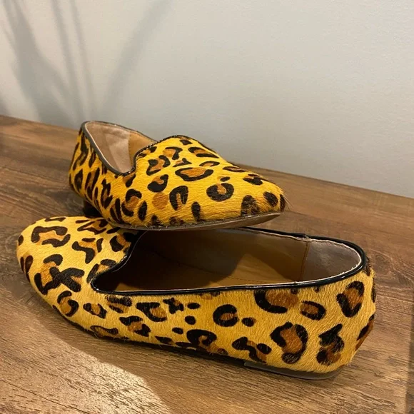 J.Crew Women’s size 5.5 leopard loafers - Picture 2 of 2